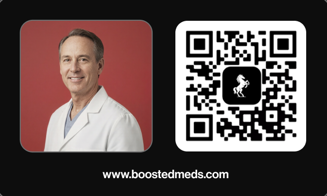 BoostedMeds QR Code and App